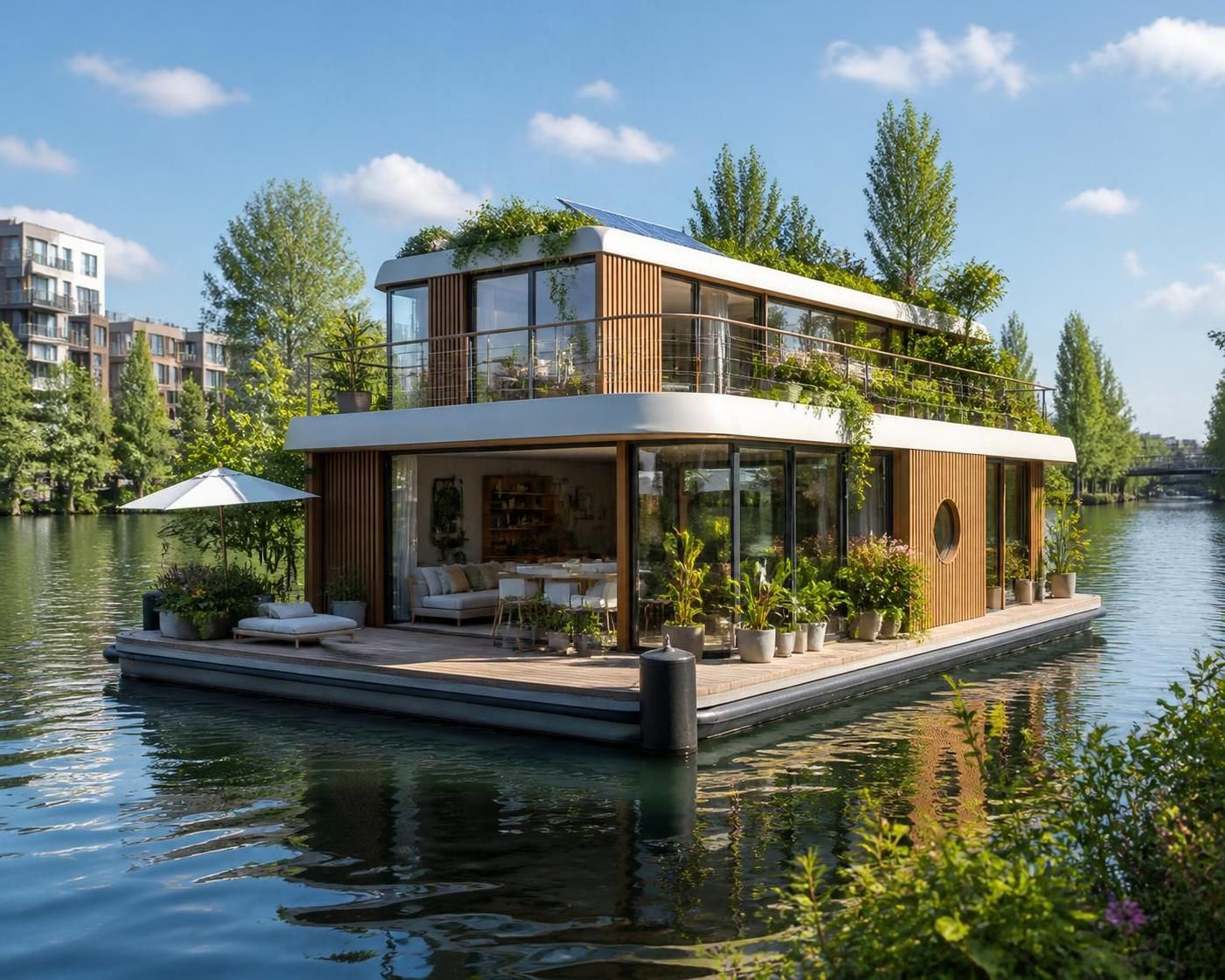 découvrez comment les bâtiments flottants révolutionnent l'immobilier en offrant des solutions innovantes face à la montée des eaux et au changement climatique.