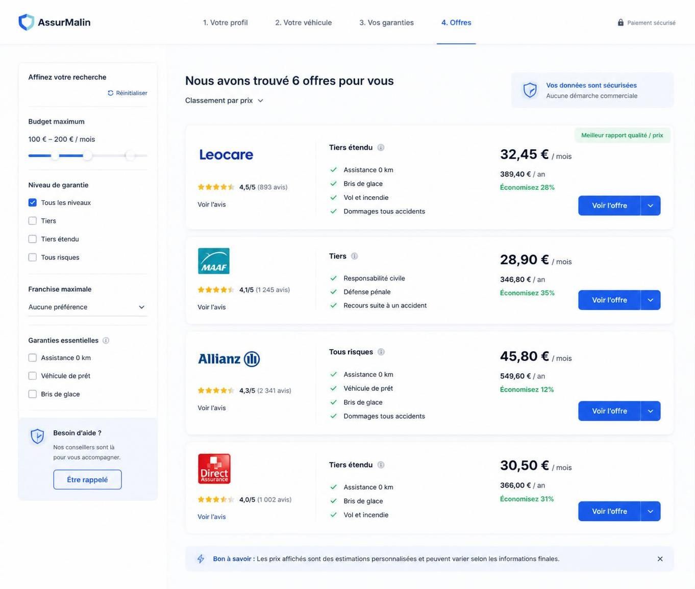 découvrez comment choisir la meilleure assurance en quelques clics grâce au comparateur les furets. comparez facilement les offres pour trouver celle qui vous convient.