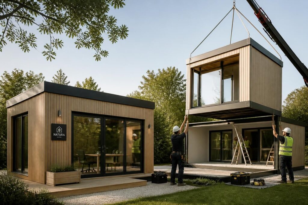 découvrez nos solutions de construction de bureaux en bois ou modulaires, adaptées aux besoins des entreprises et des particuliers pour un espace de travail flexible et écologique.