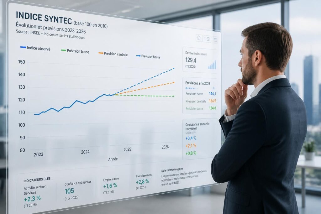 découvrez l'évolution de l'indice syntec insee et les prévisions pour la période 2023-2026, analysant les tendances économiques clés pour anticiper les changements à venir.