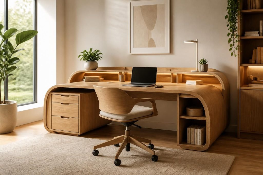 découvrez notre guide complet sur les bureaux en bois arrondis, alliant design élégant et fonctionnalité, pour un mobilier adapté à tous les styles d'intérieur.