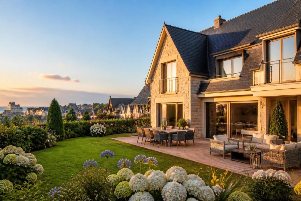 découvrez des villas d'exception à vendre à deauville, situées dans le prestigieux triangle d’or et au cœur du centre-ville. opportunités uniques pour un investissement rare et un cadre de vie privilégié.