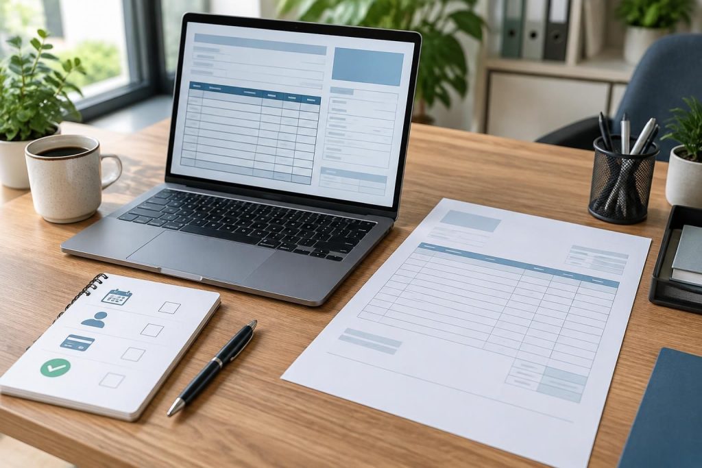 découvrez les mentions obligatoires à faire figurer sur une facture et créez un modèle excel clair, complet et conforme aux règles en vigueur.